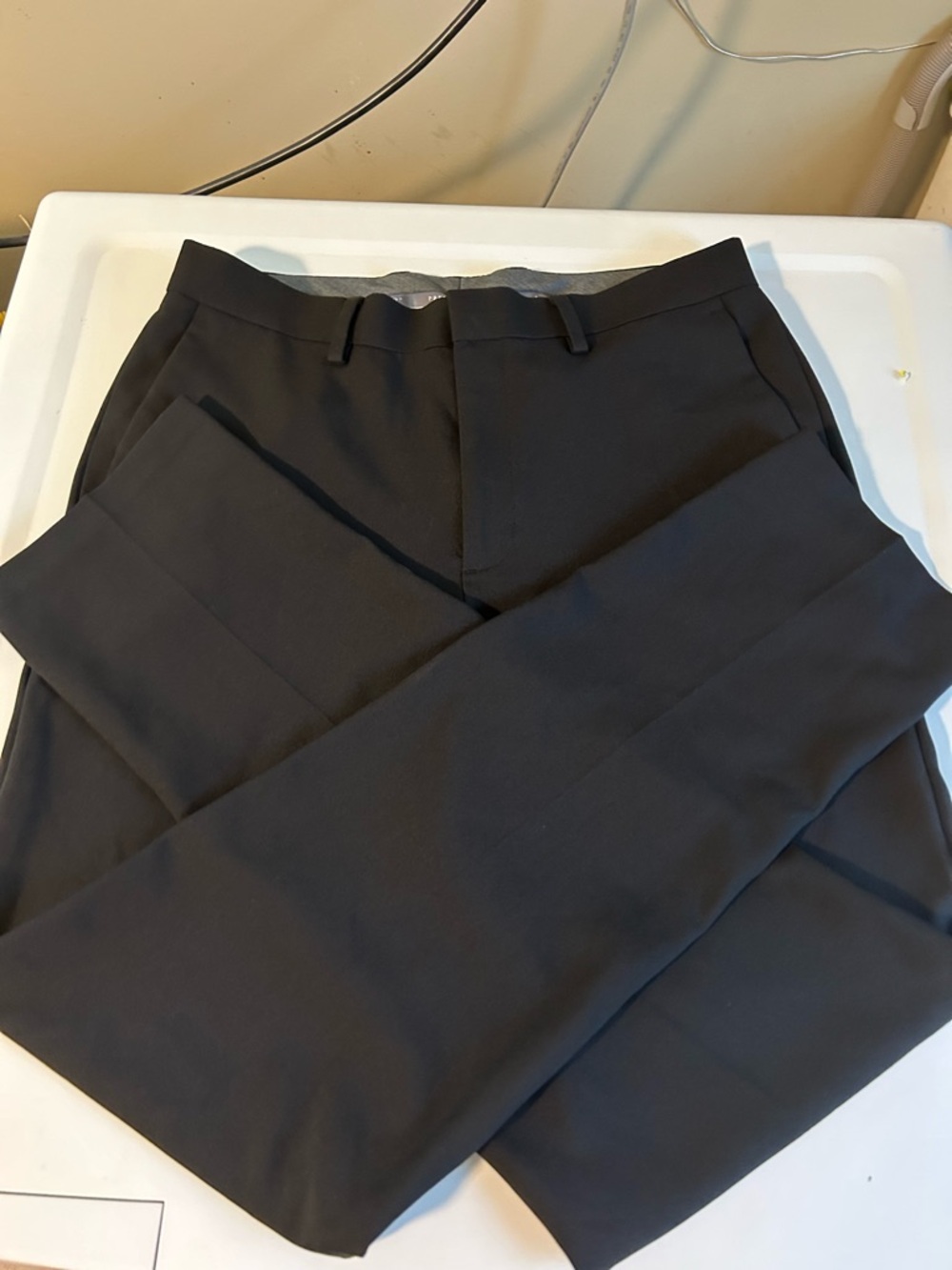 Haggar Slim Fit Charcoal Dress Pants